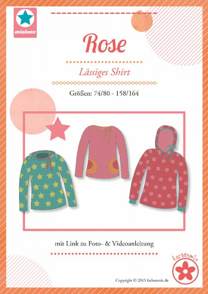 Schnittmuster Rose